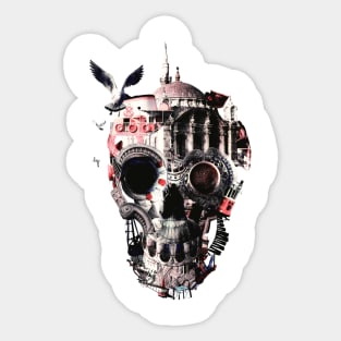 Istanbul Skull Sticker